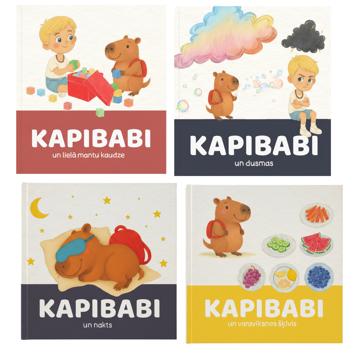 Kapibabi pilnais grāmatu komplekts (4 grāmatas)