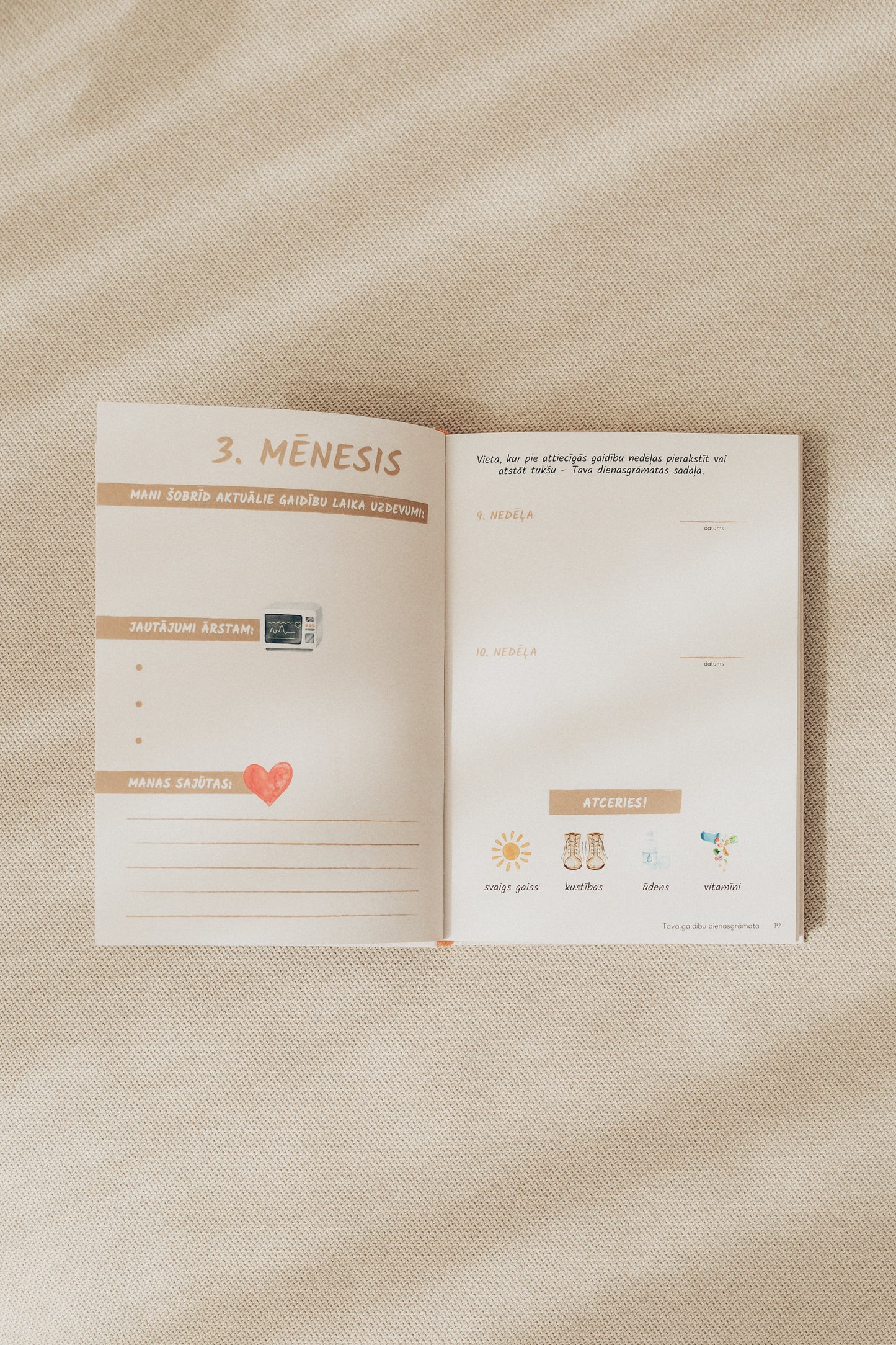 MANA GAIDĪBU DIENASGRĀMATA topošajām māmiņām