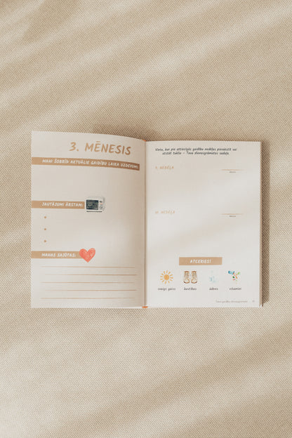 MANA GAIDĪBU DIENASGRĀMATA topošajām māmiņām