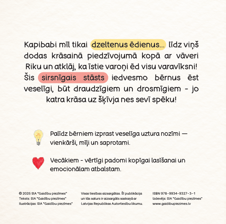 KAPIBABI un varavīksnes šķīvis